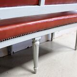 Beech children's bench, Louis XVI style, Early 20th century