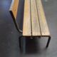 Vintage school bench