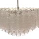 German 1960s chandelier with 60 cristall glass tubes