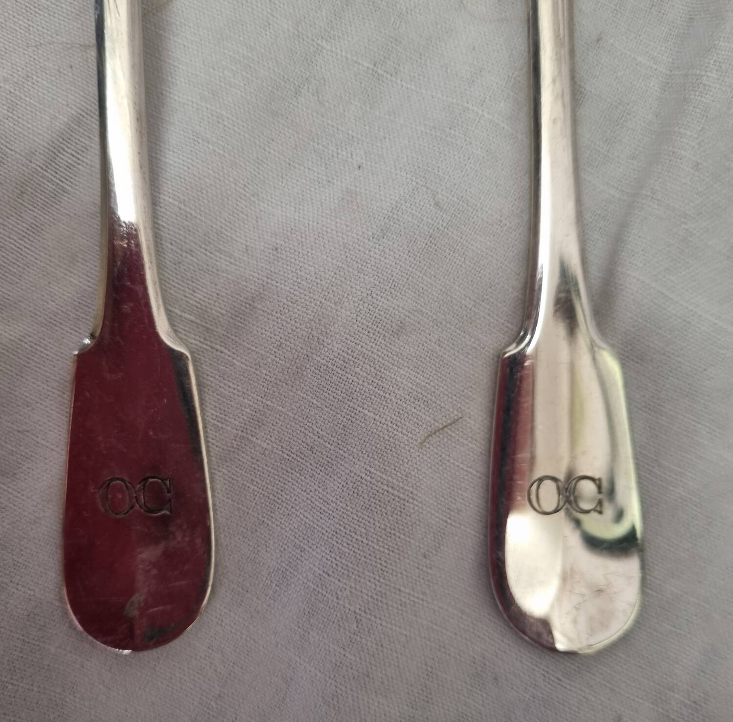 Christofle fish serving cutlery