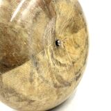 Mid-century cream parchment vase, Aldo Tura Italy 1950s