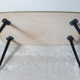 Living room coffee table, vintage, compass legs, 50s