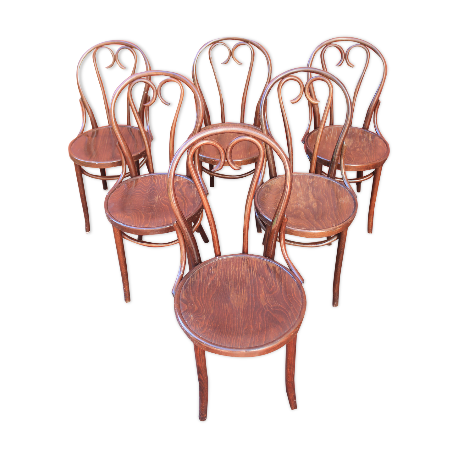 Set of 6 bistro chairs