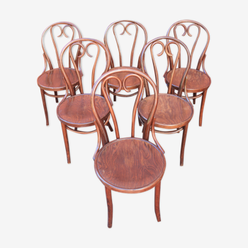 Set de 6 chaises bistrot