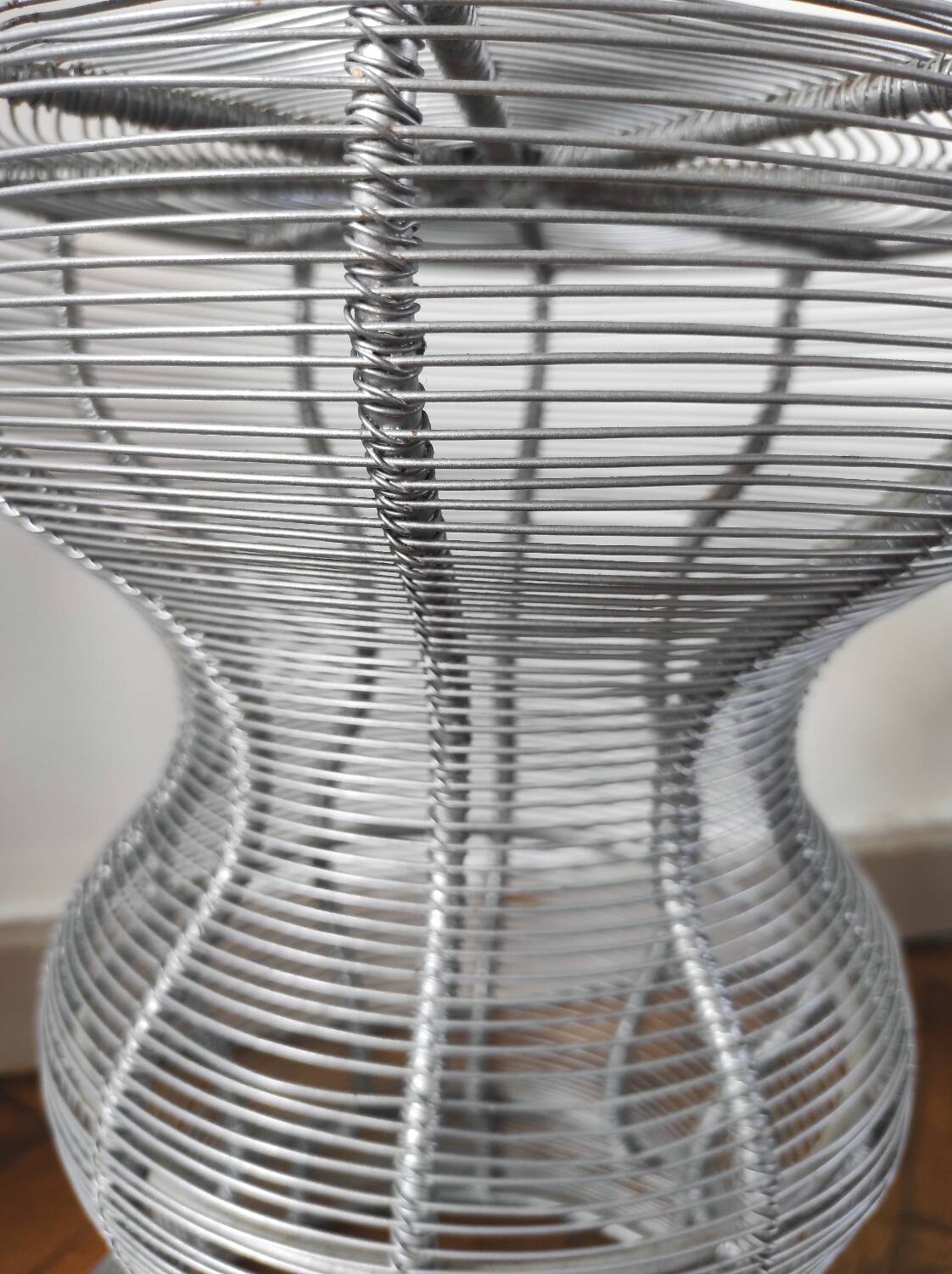 Vintage metal stool / side table