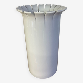 Vintage Italy vase in glazed ceramic