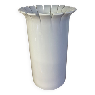 Vintage Italy vase in glazed ceramic