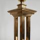 Hollywood Regency table lamp in gilded brass in the style of Willy Rizzo from the 1960s.