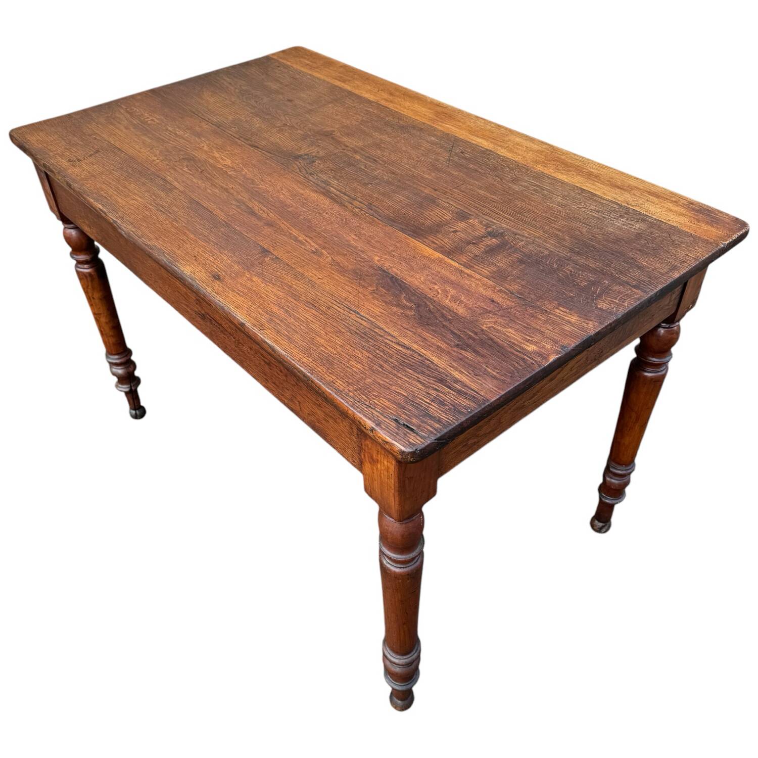 19th century oak bistro table
