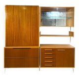 Wall system / modular cabinet with table, František Jirák