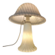 Large mushroom lamp by Peill & Putzler in zebra glass