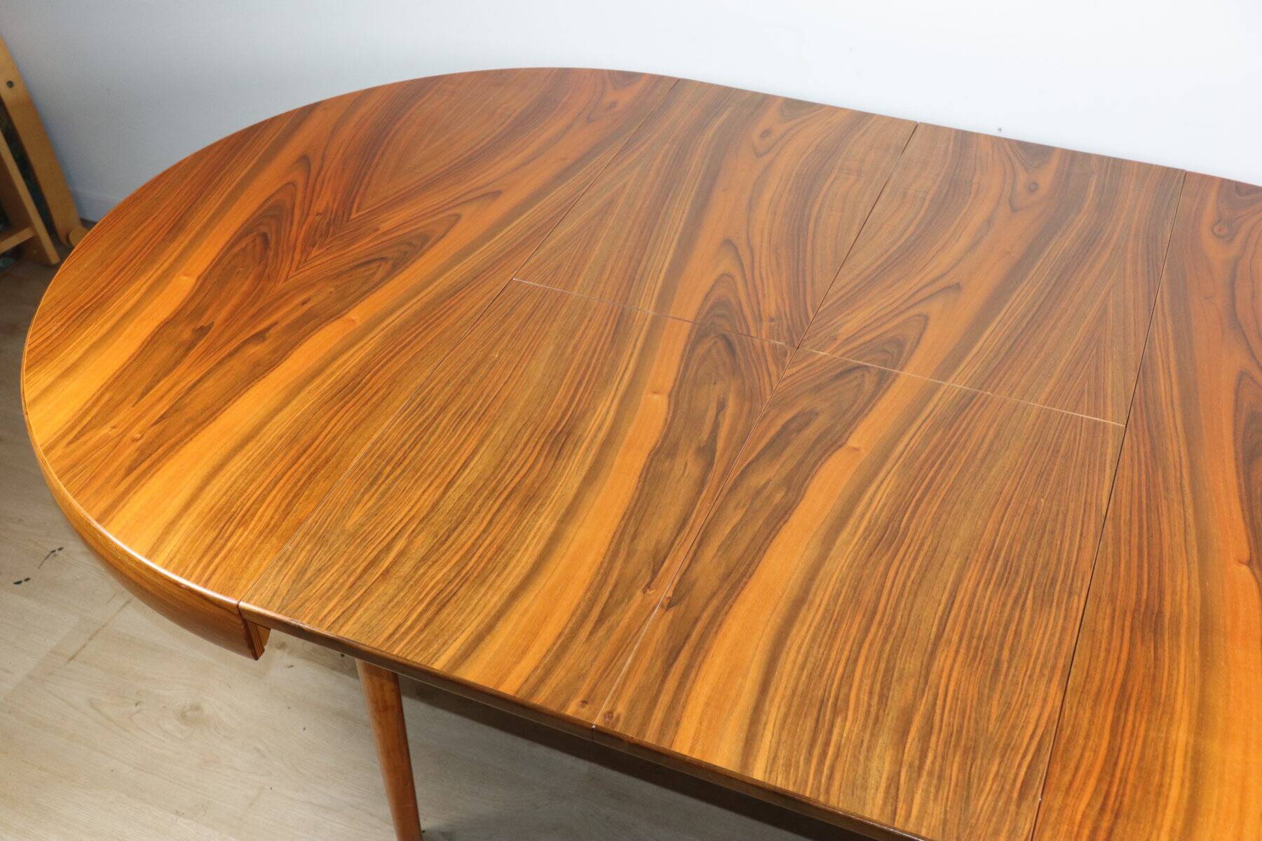 Scandinavian extendable dining table in teak – 1960s