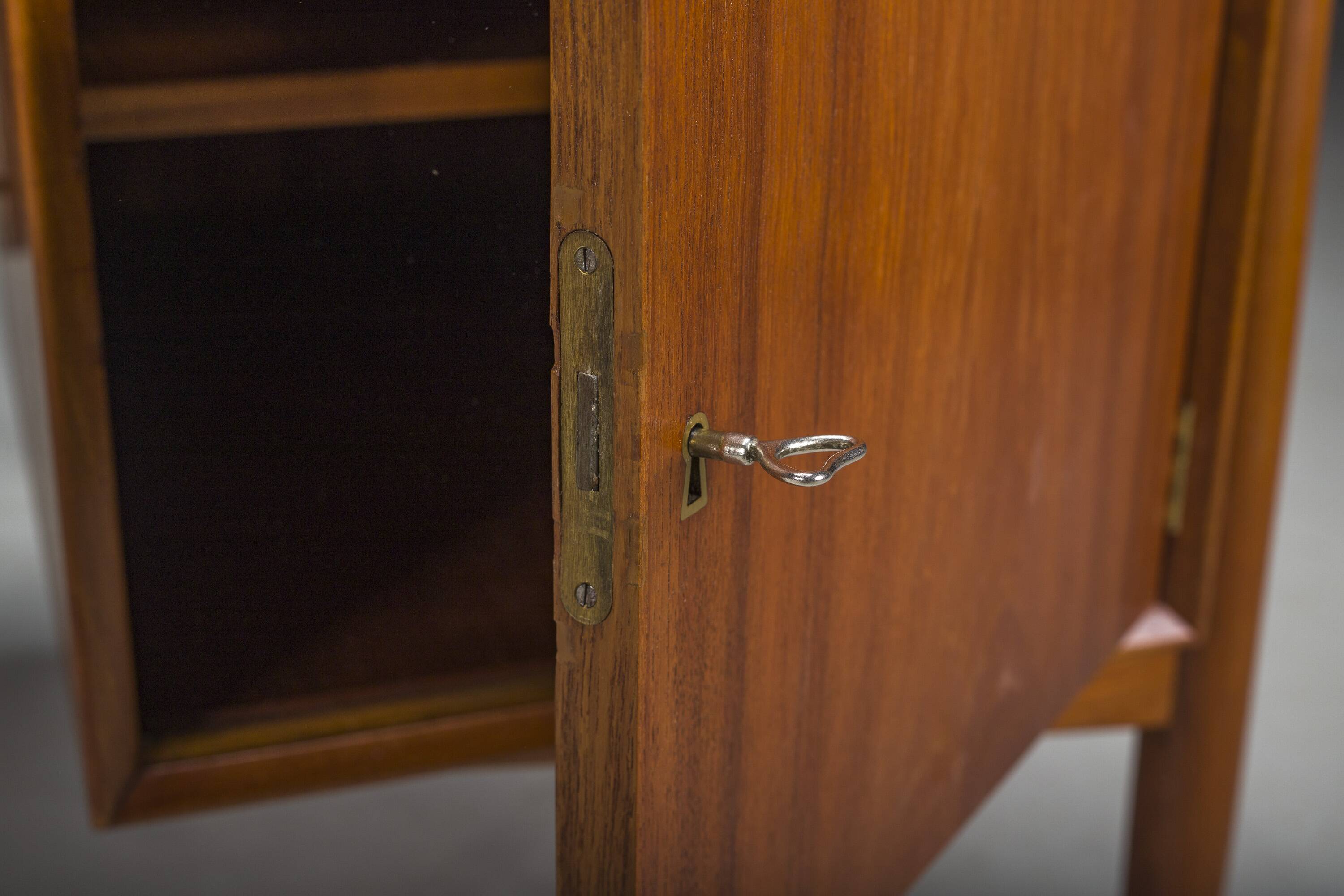 Danish Teak Executive Desk by Arne Vodder for H.P. Hansen, 1960s