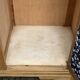 Parisian art deco hotel wardrobe in solid raw oak 1930
