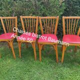 Baumann bistro chairs from the 50s