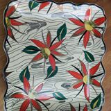 Plat porcelaine de Longwy
