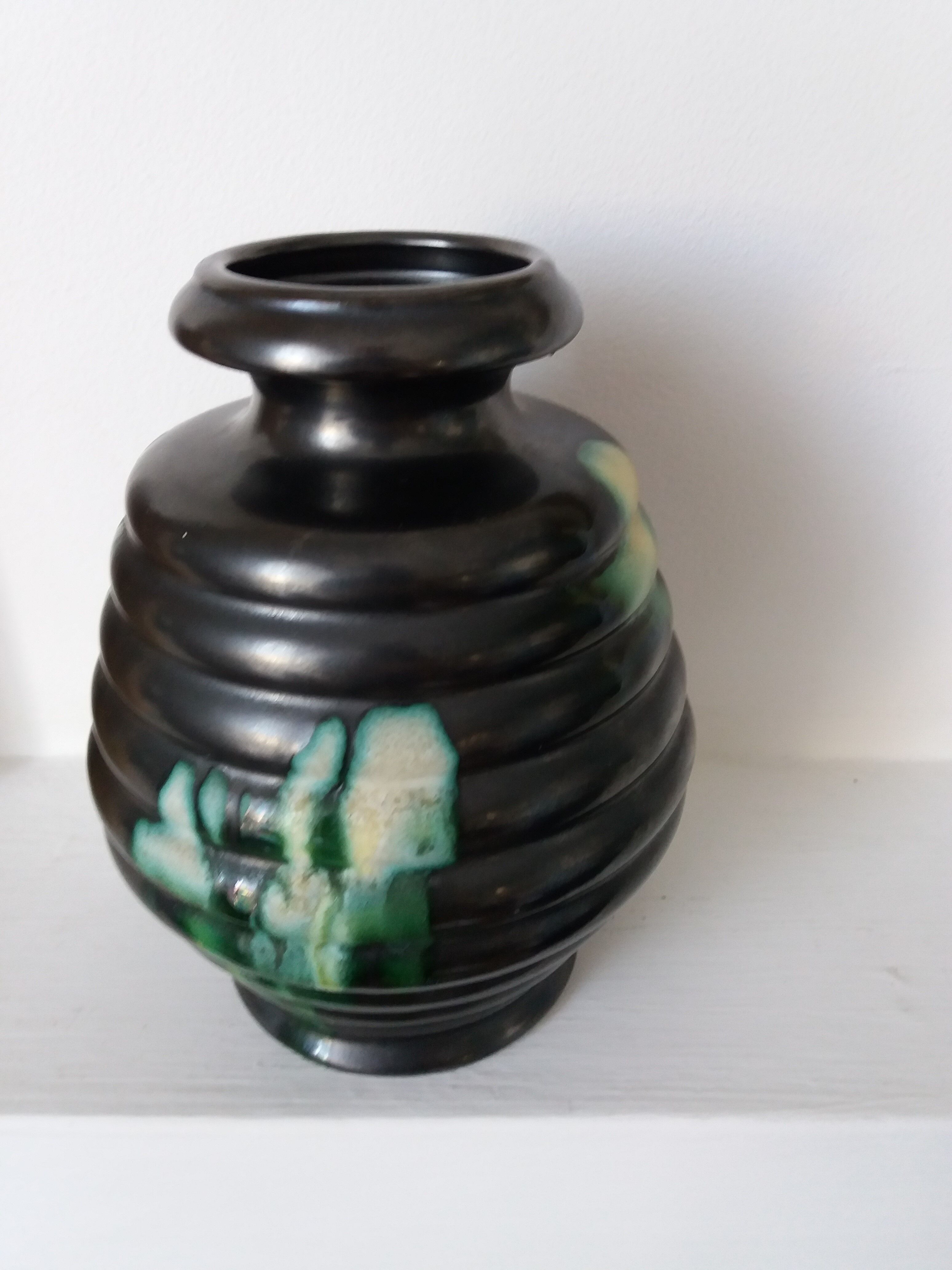 Belgian ceramic vase