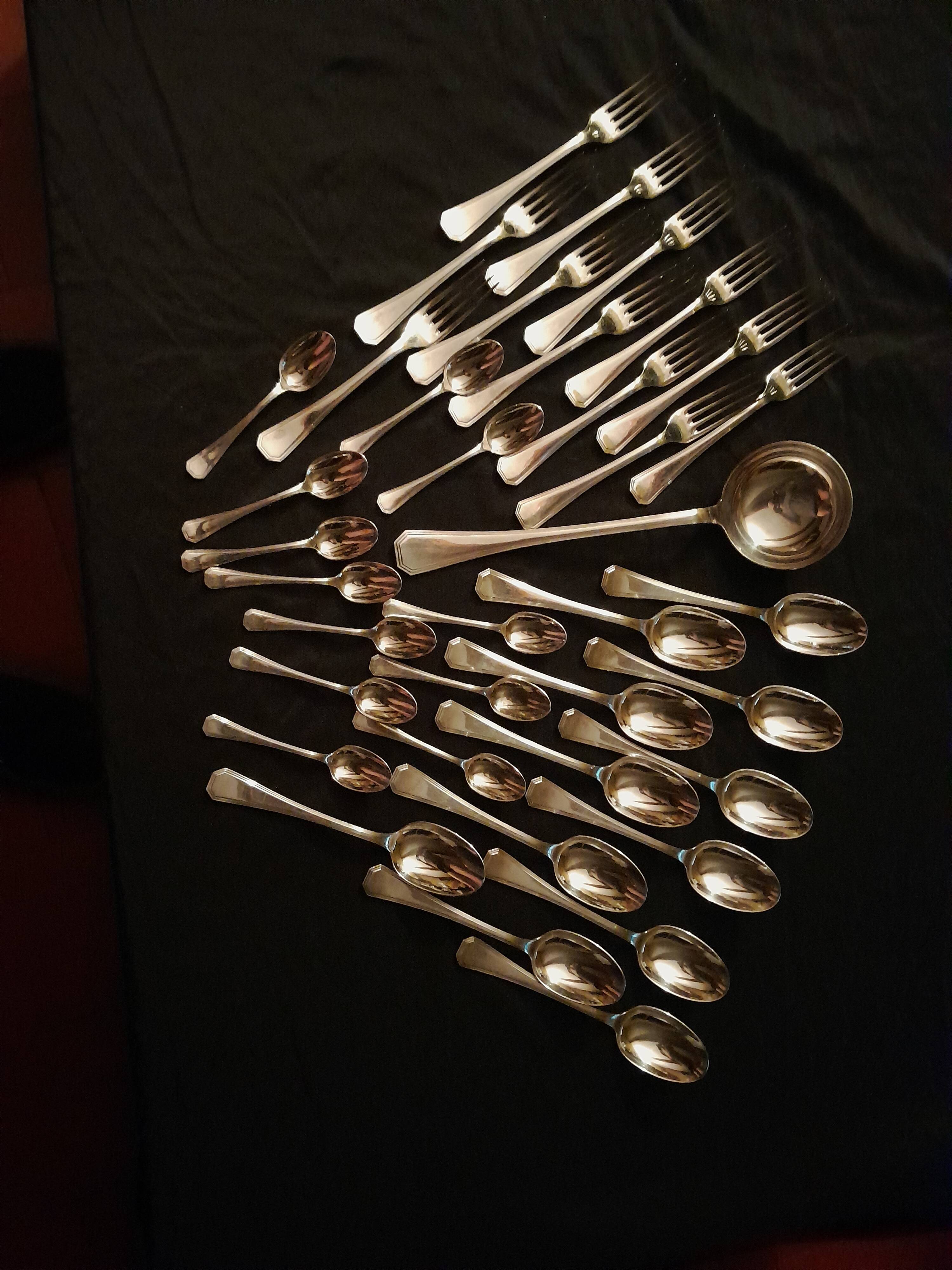 menagere 37 pieces christofle model art deco america