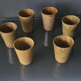 Lot de 6 Mugs en terre cuite : Digoin