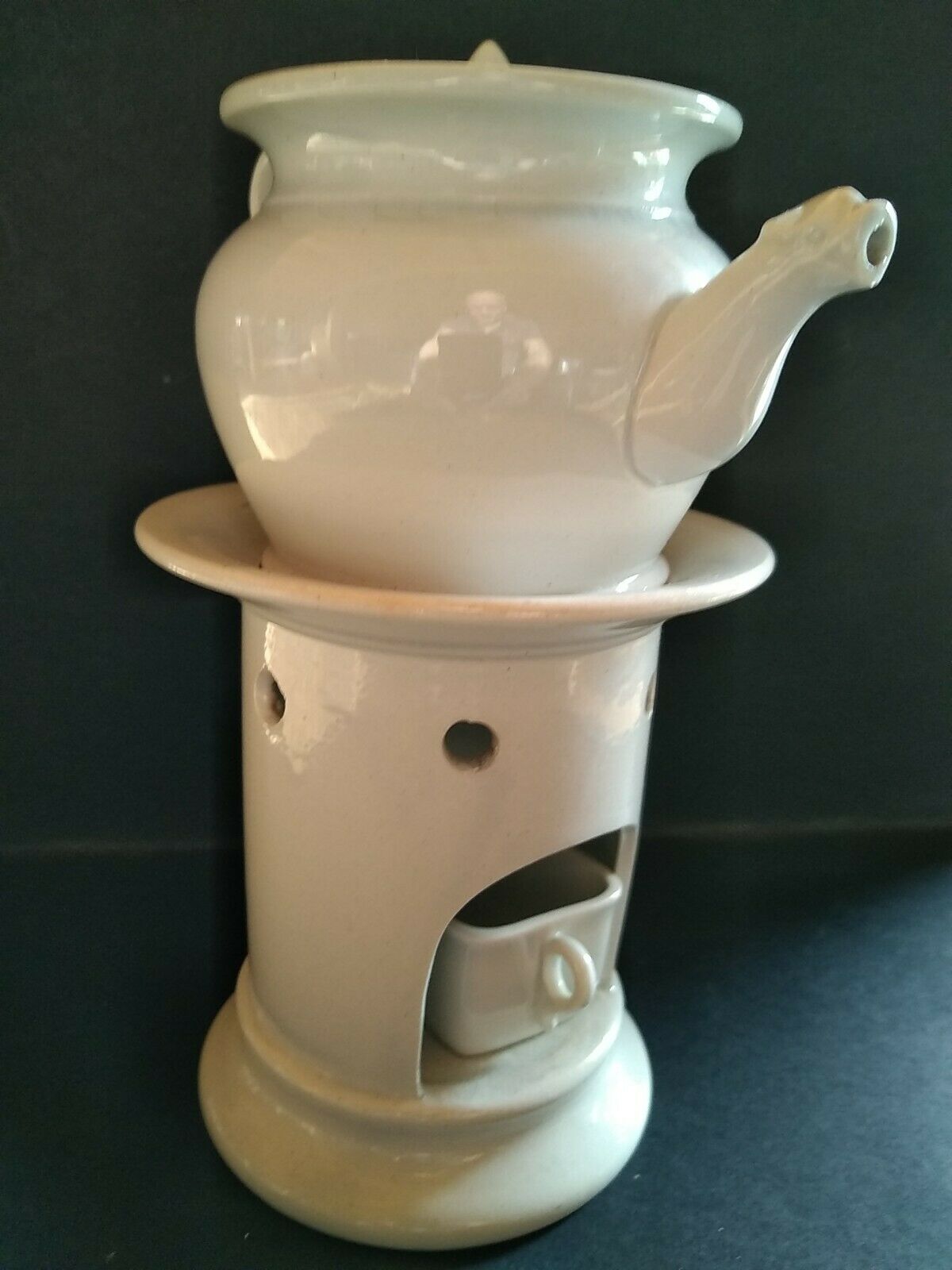 Tisanière in Gien earthenware