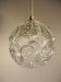 70s globe pendant light