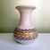 Beige vase ringed neck German ceramic VEB Fat Lava Era