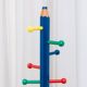 Armoire en bois multicolore par Pierre Sala - Memphis Pop Art Vintage, années 1970