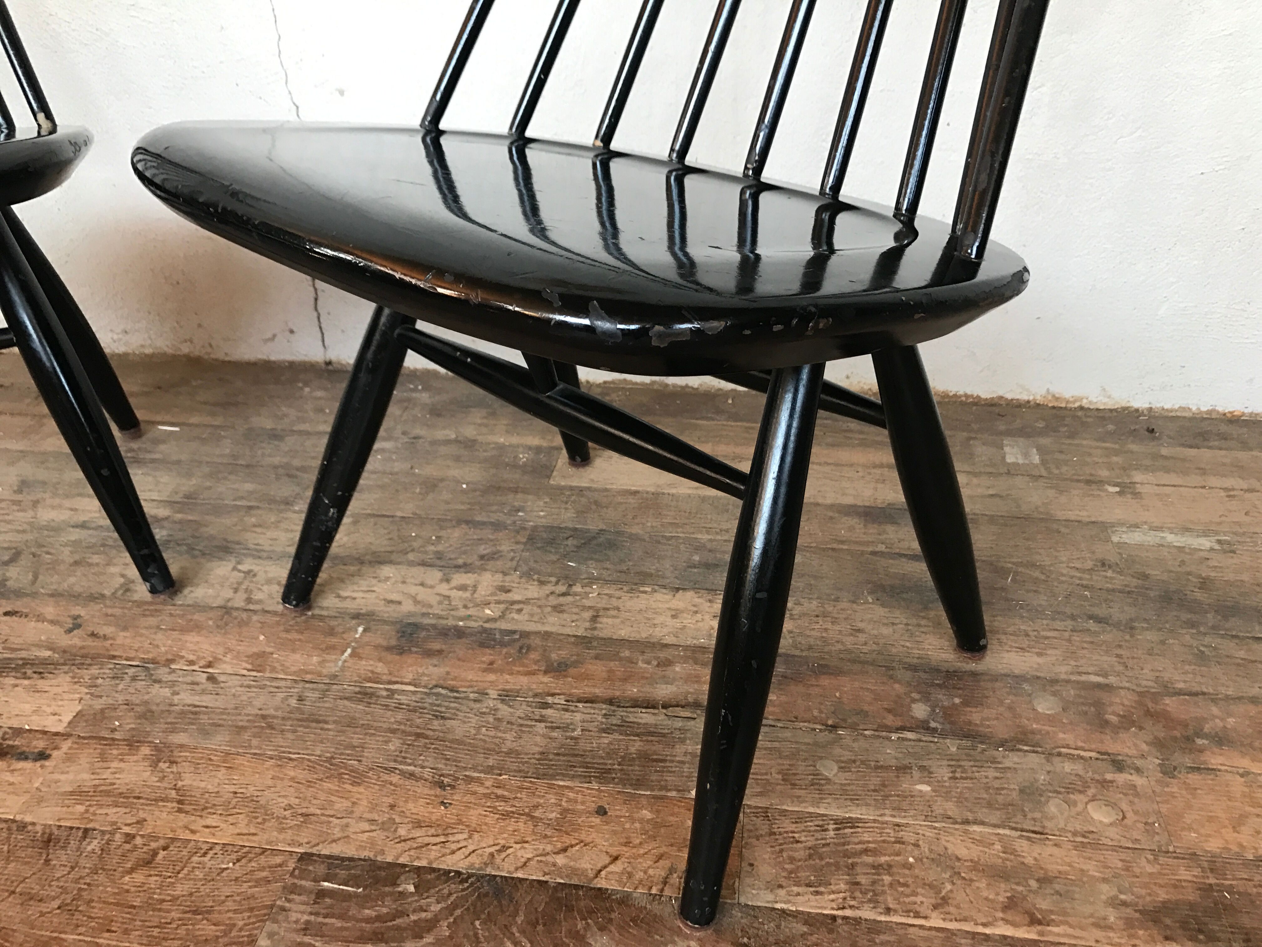 Fauteuils mademoiselle de Ilmari Tapiovaara design 1960 Edsby Verken