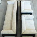1973 “Cornaro” Sofa & Armchair Set by Carlo Scarpa for Simon