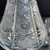 Blown and cut crystal decanter