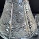 Carafe en cristal soufflé et taillé
