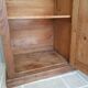 Parisian wardrobe in raw wood
