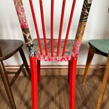Set of 4 mismatched chairs