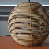 Rattan ball lamp foot