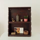 Antique brutalist wall shelf