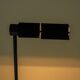 Lampe sur pied Haloprofil 878HR par Viktor Frauenknecht pour Swiss Lamps en noir