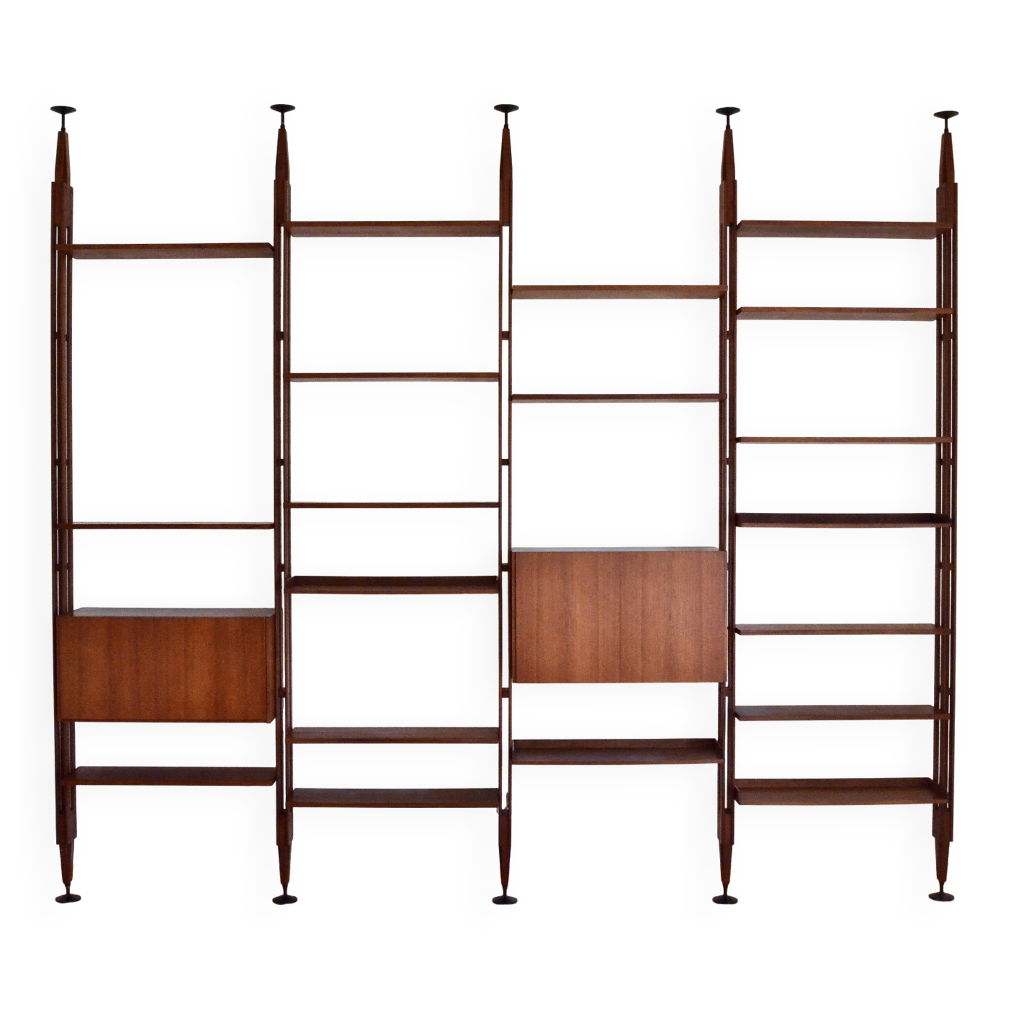Midcentury Franco Albini For Poggi Italian Floor To Ceiling