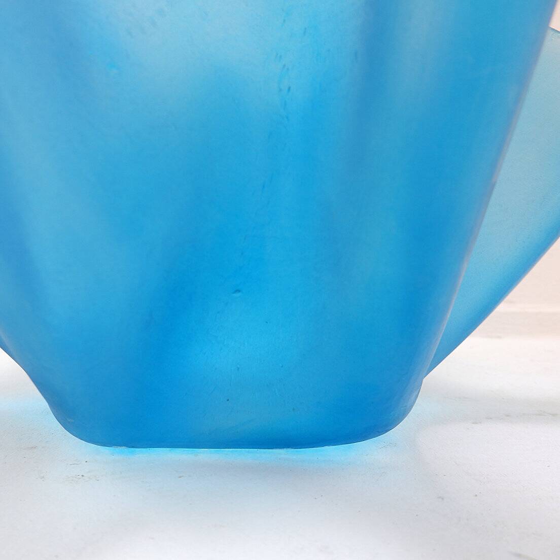 Vintage Large Glass "handkerchief" Planter