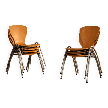 60 chaises | chaises empilables | lot de chaises