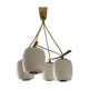 Suspension opalines années 50