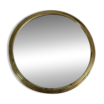 Vintage gold mirror plateau