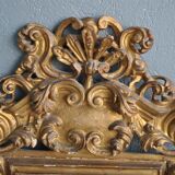 Miroir Louis XIV d'époque XVIIIème en bois doré 60x84cm