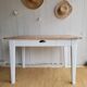 Rectangular wooden dining table - 4/6 people