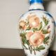 Jean-françois robert baccarat vase opaline peint main