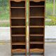 2 Louis XV wooden Bibus bookshelves from the 1990s.