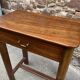 Guéridon selette console vintage louis philippe noyer 1950