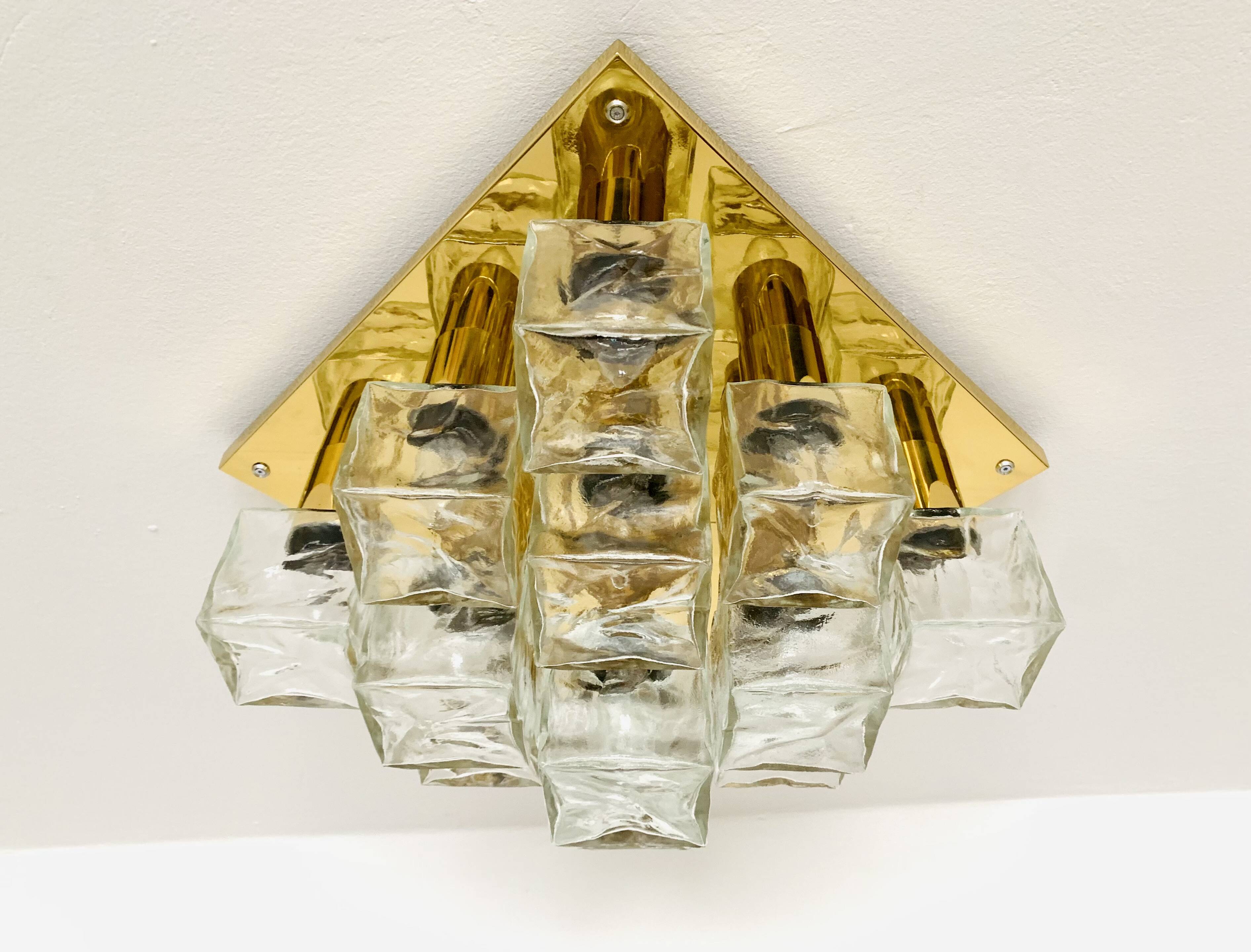 Ice Cube Flush Light by J.T. Kalmar