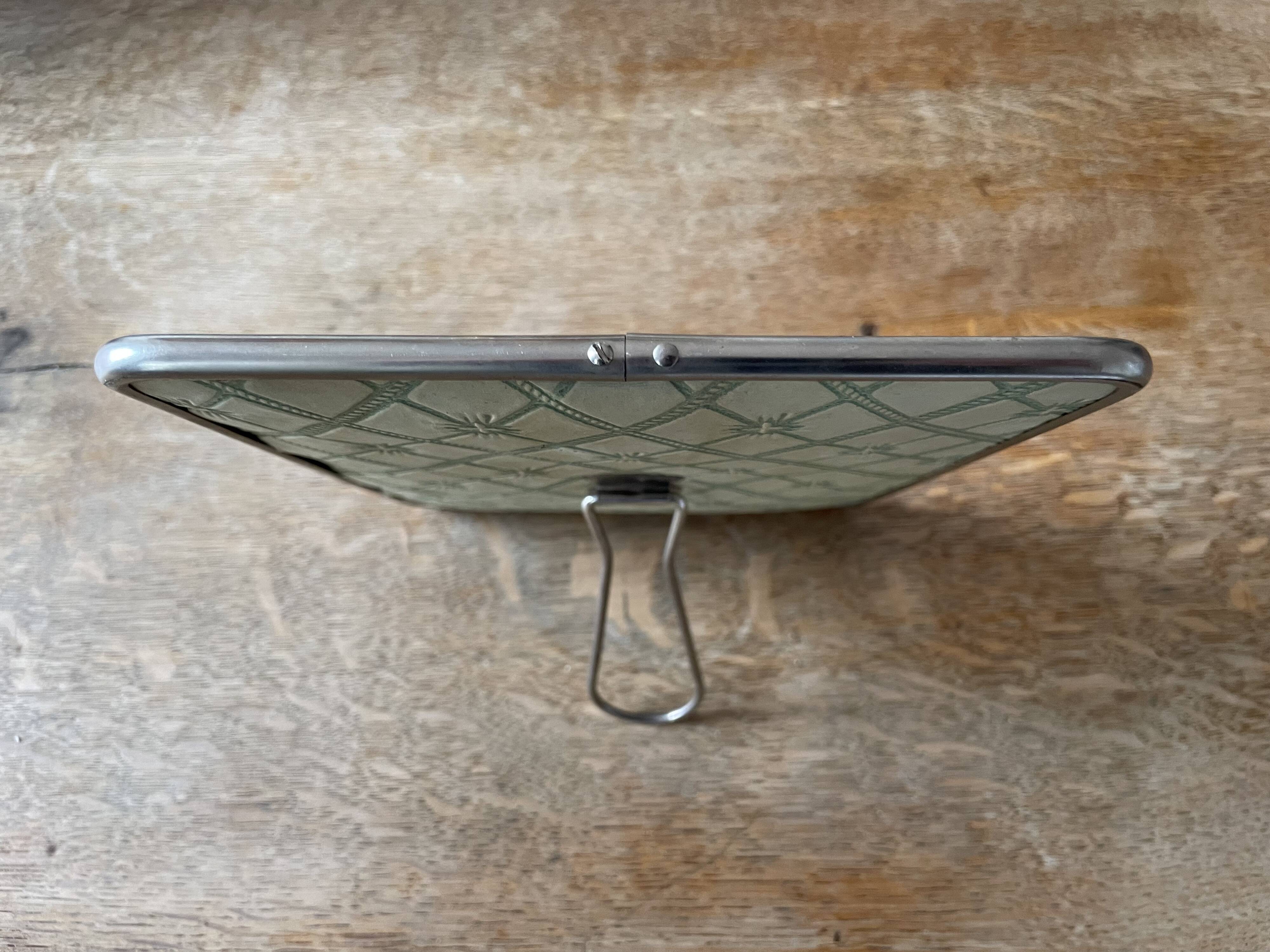 1950s barber mirror