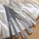 Set of 6 metal knives "Éloi"