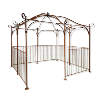 Wrought iron gazebo